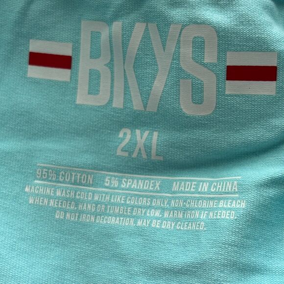 BKYS Black Keys Men T-Shirt Lucky Charm Stuffed Bunny Rabbit Aqua Size 2XL H236 - Picture 7 of 8